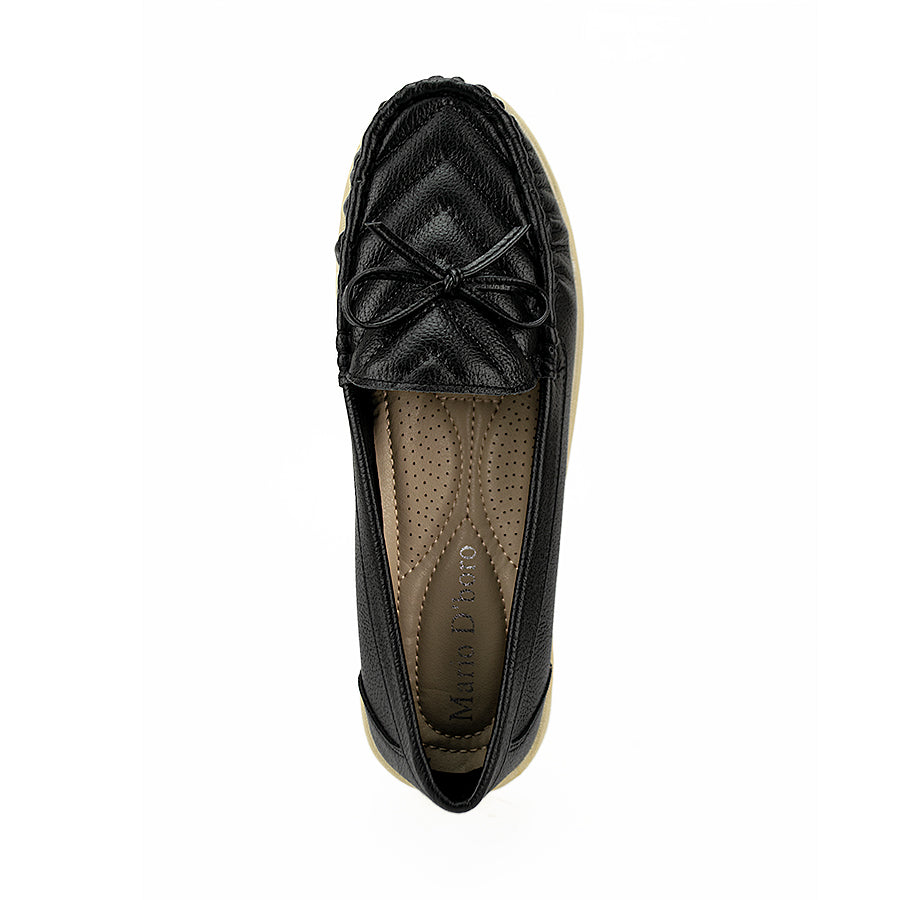 Mario D' Boro Women's Flat Lv 017 Black/Taupe