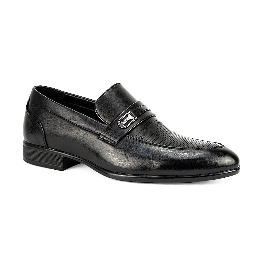 Mario D' Boro Men's Formal Shoes Slip On Mw 23472 Black/Brown C30
