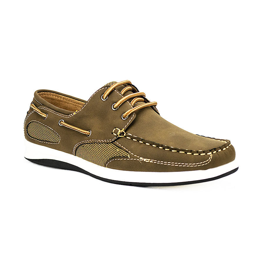 Mario D' Boro Men's Casual Loafers Mw 24562 Black/Khaki C42