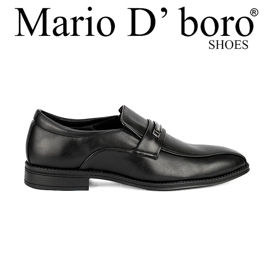 Mario D' Boro Men's Formal Shoes Slip On Mw 22957 Black C30