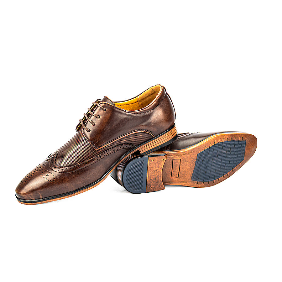 Mario D' Boro Men's Formal Shoes Oxford Mw 23394 Dark Brown C27