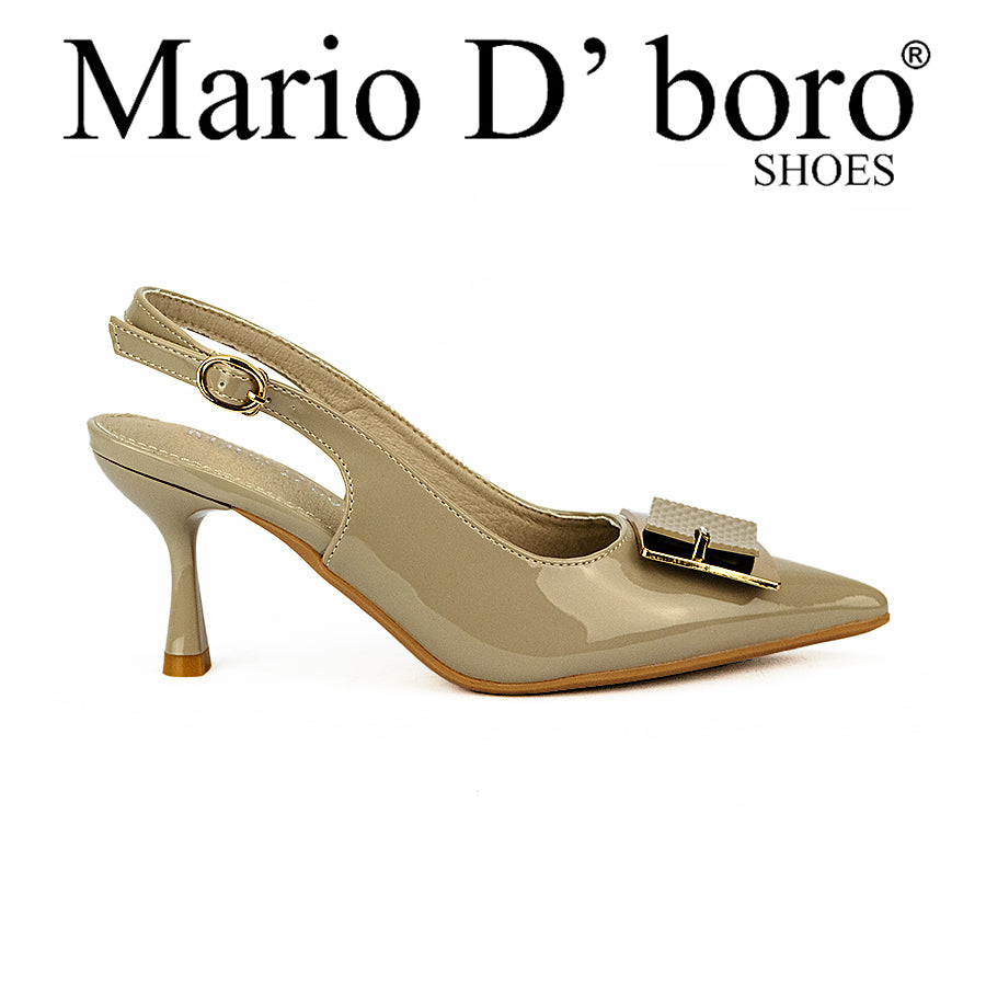 Mario D' Boro Women's Heeled Sandals LW 25793 Brown/Taupe C44 C65