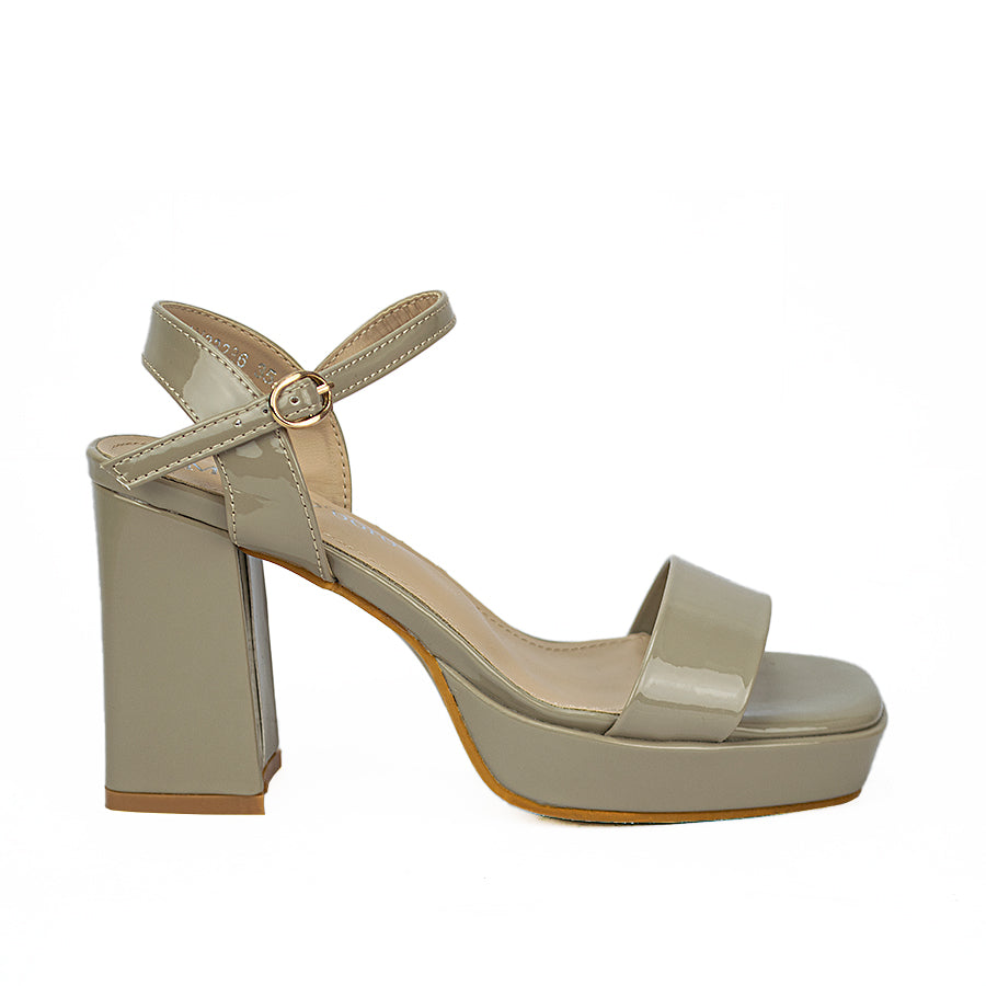Mario D' Boro Women's Heeled Sandals Lw 23286 Black/Taupe C51 C65