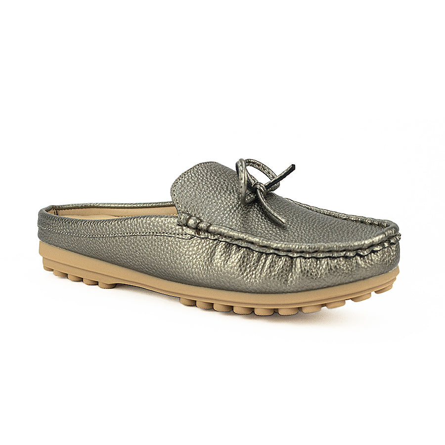 Mario D' Boro Women's Mules Lw 26098 Navy Blue/Pewter C46