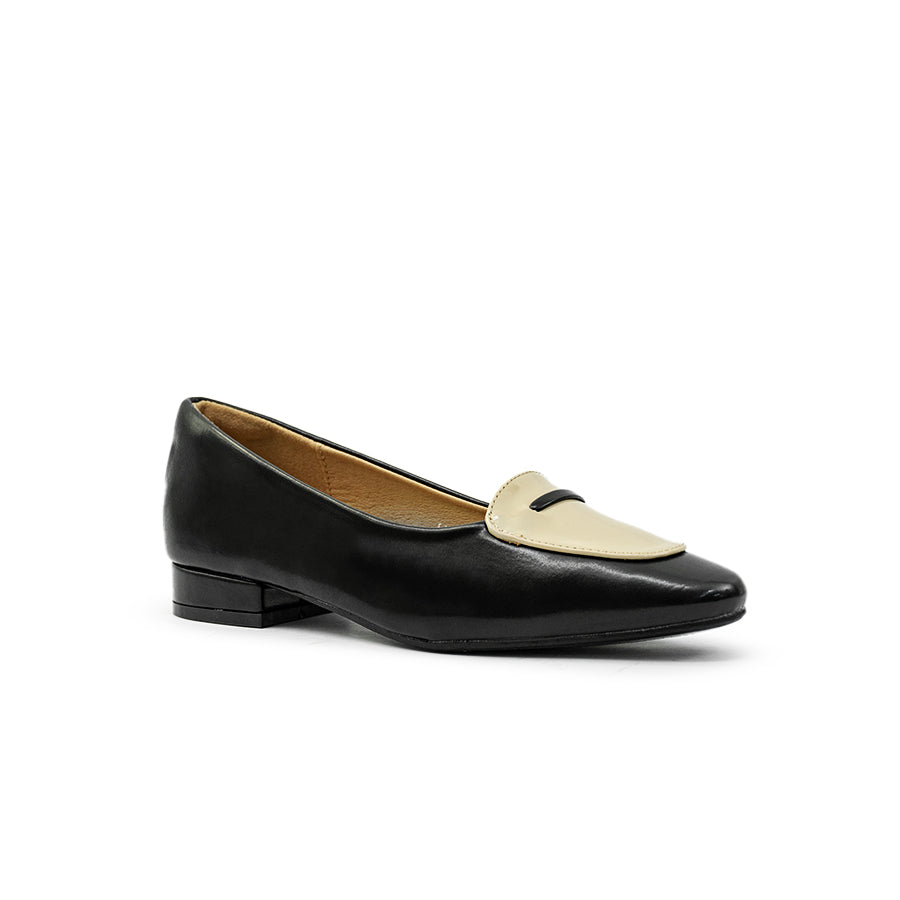 Mario D' Boro Women's Ballet Flats LY 29276 Beige / Black C79