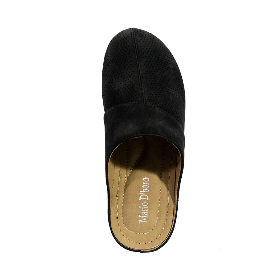Mario D' Boro Women's Mules LX 27195 Beige/Black C58