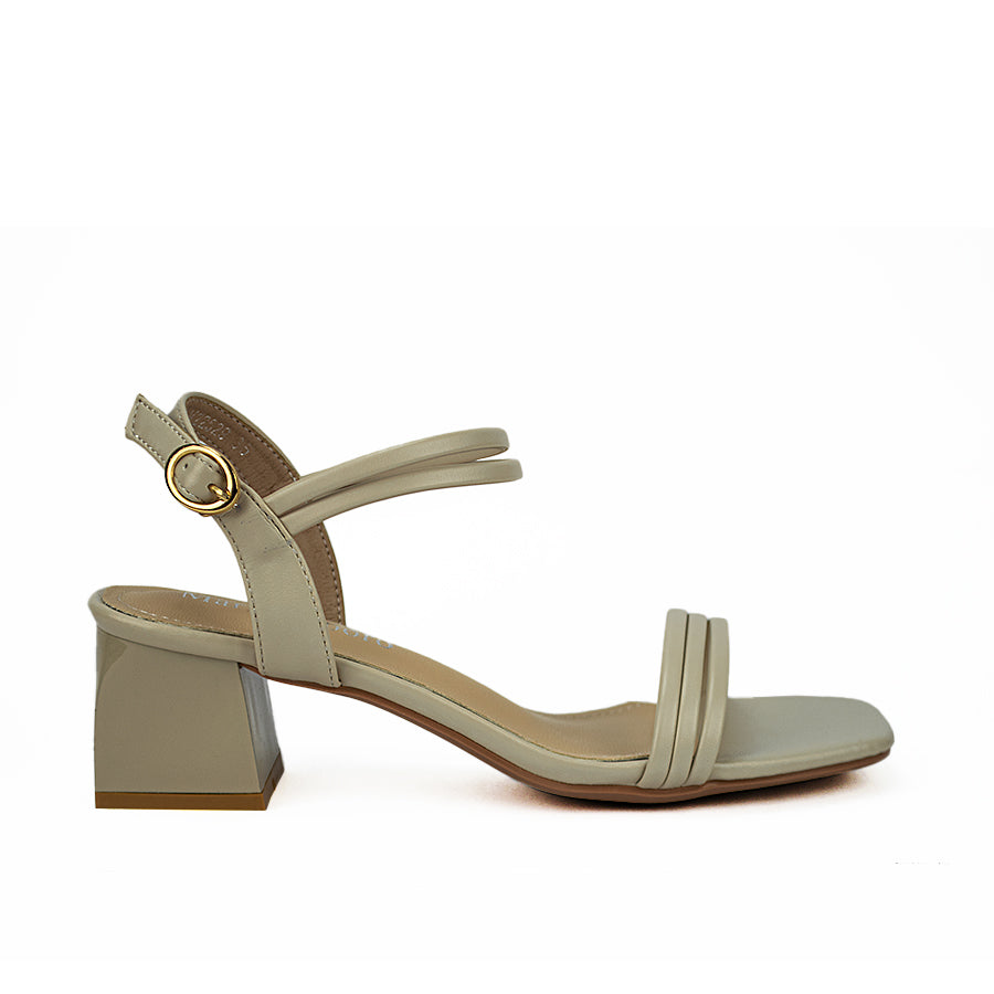 Mario D' Boro Women's Heeled Sandals Lv 22529 Beige/Black/Bone