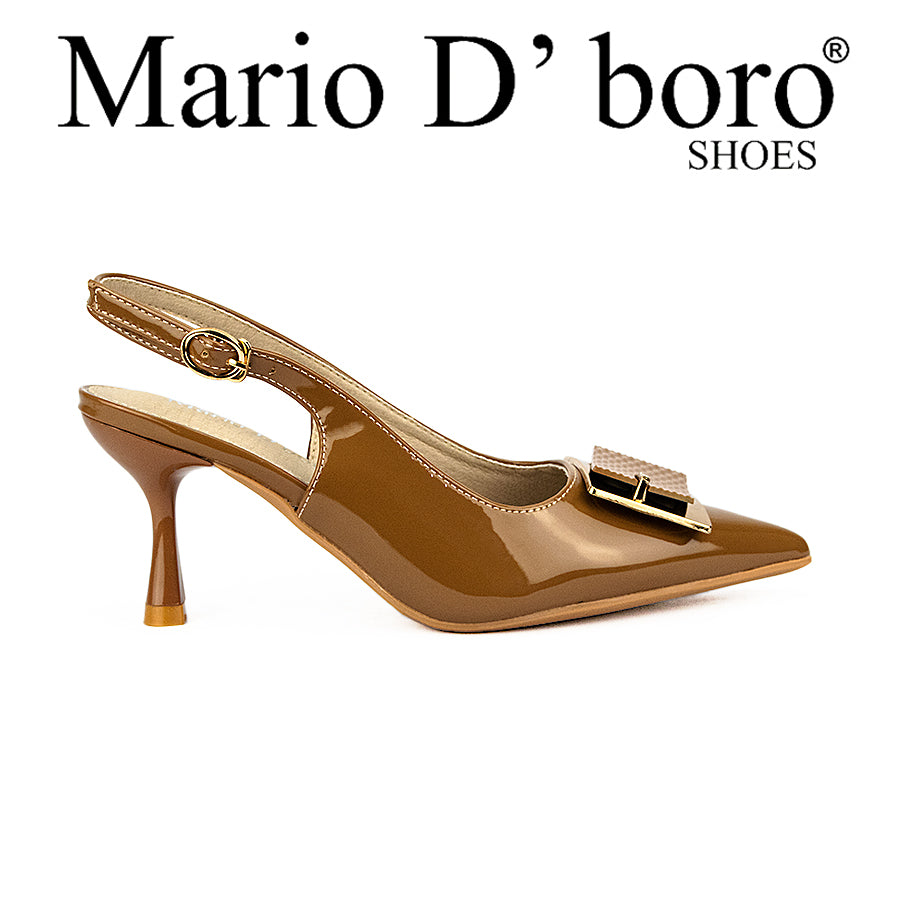 Mario D' Boro Women's Heeled Sandals LW 25793 Brown/Taupe C44 C65