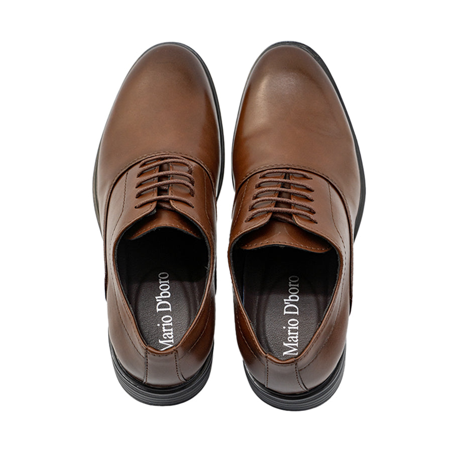 Mario D' boro Men's Formal Elite Shoes MY 26105 Black / Dark Brown C78