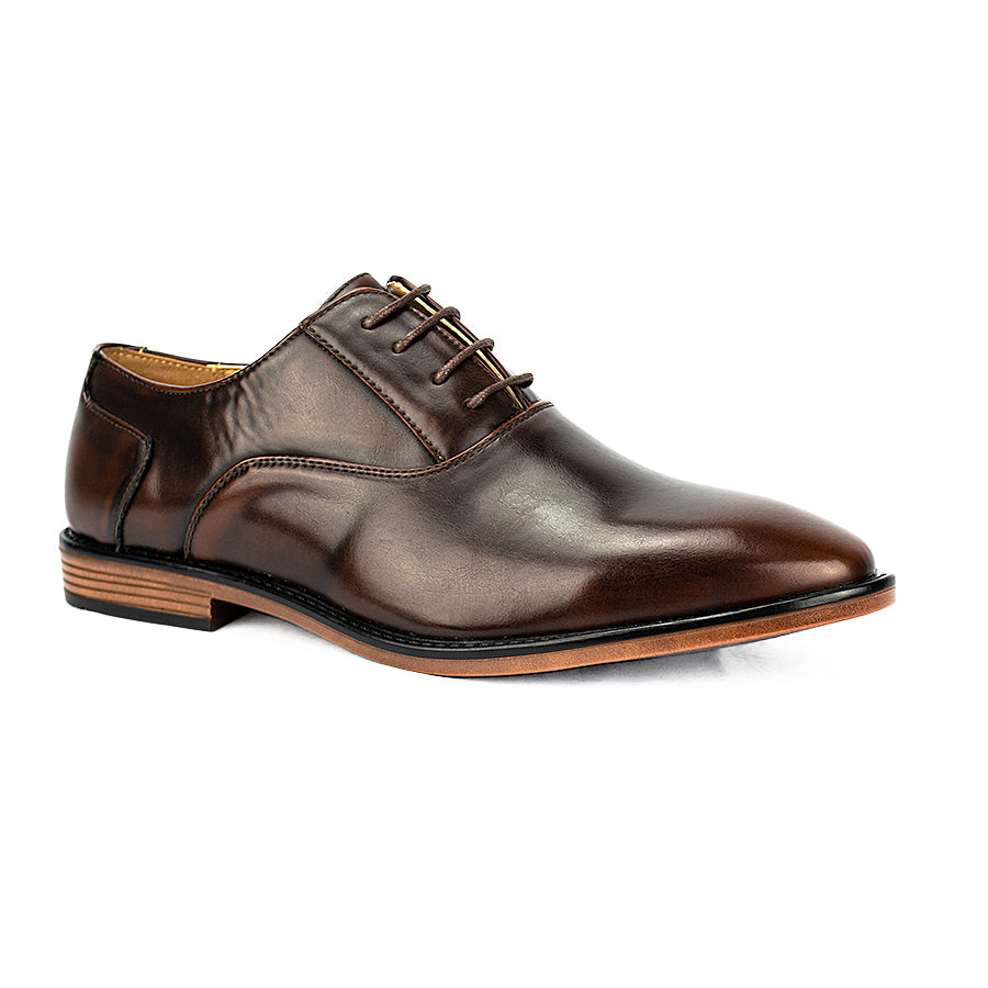 Mario D' Boro Men's Formal Shoes Oxford Mw 23089 Black/Dark Brown
