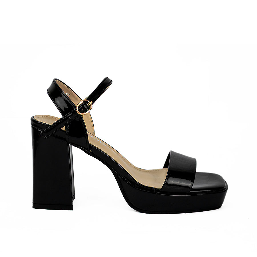 Mario D' Boro Women's Heeled Sandals Lw 23286 Black/Taupe C51 C65