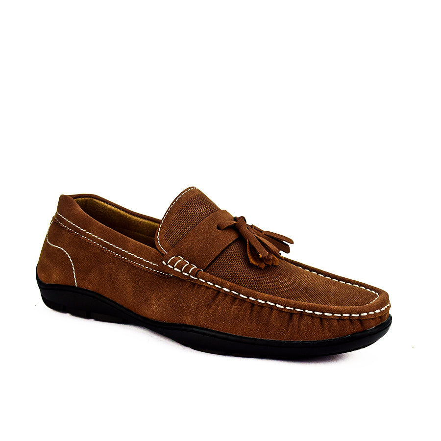 Mario D' Boro Men's Casual Loafers MX 24399 Black/dark Brown C48