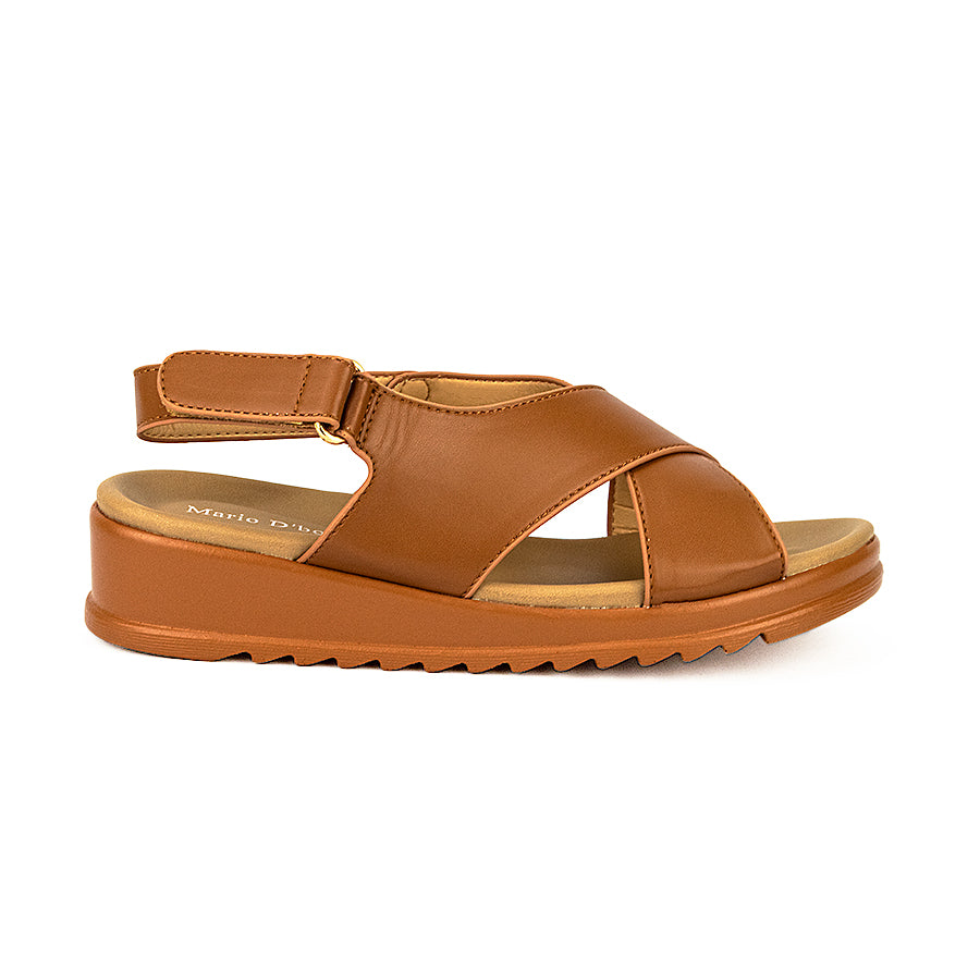 Mario D' Boro Women's Sandals Lw 23927 Black/Dark Brown C33