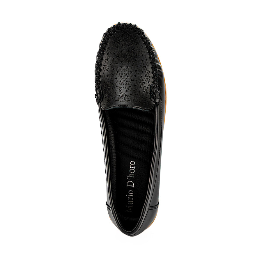 Mario D' Boro Women's Flat Shoes Lw 22008 Black/Gray