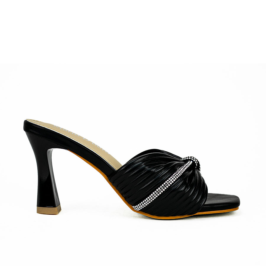 Mario D' Boro Women's Heeled Sandals Lv 22633 Black/White