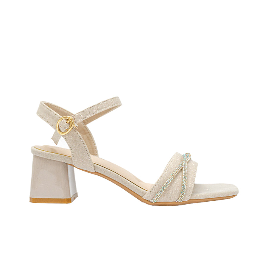 Mario D' Boro Women's Evening Sandals LY 28007 Gold/Silver C68