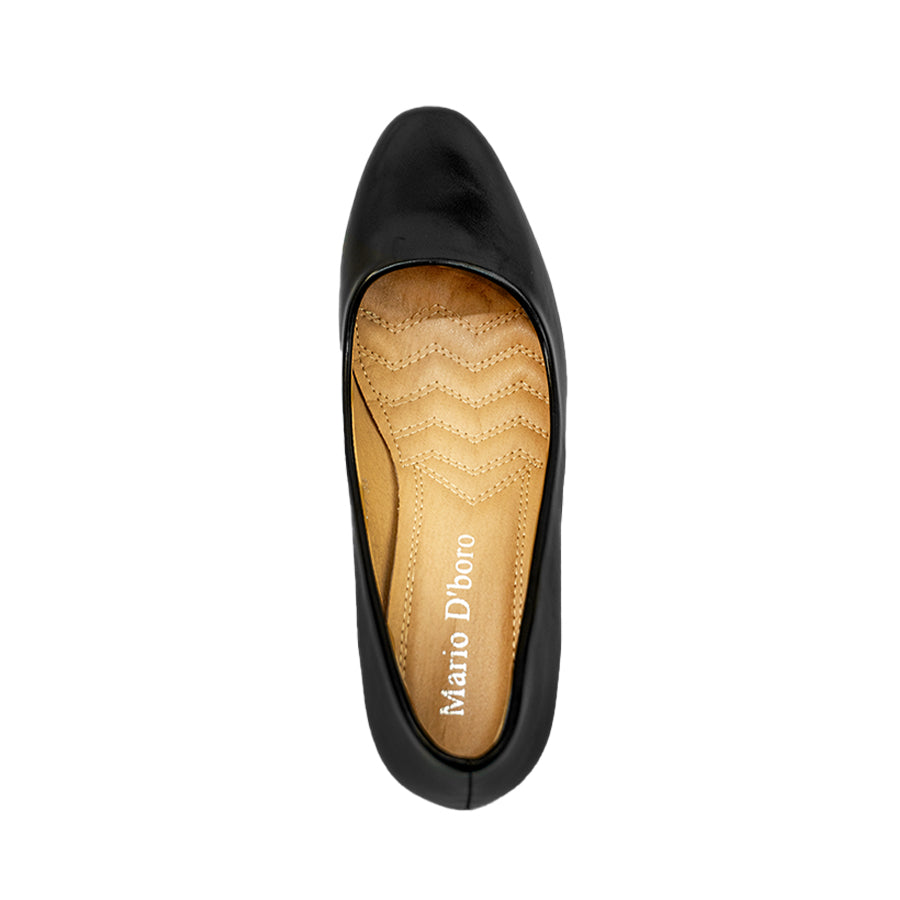 Mario D' Boro Women's College Pumps LY 27521 Black C68