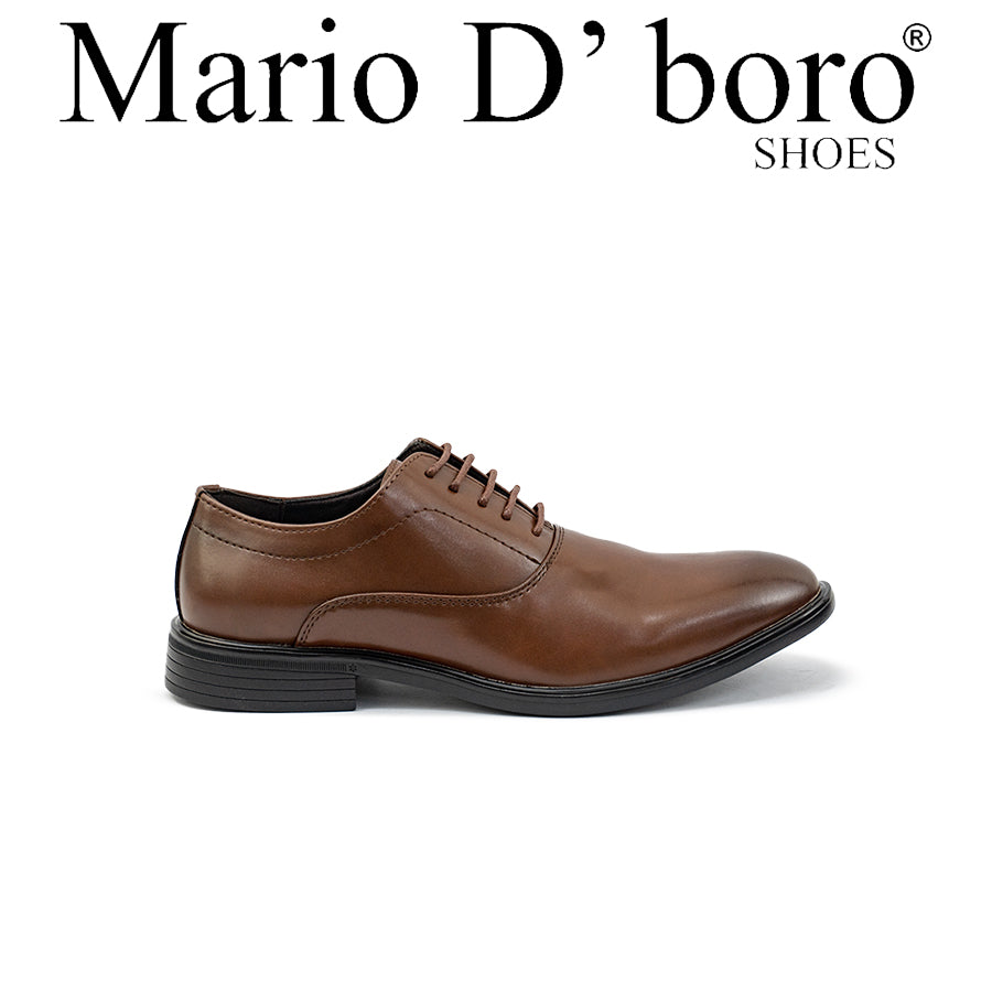 Mario D' boro Men's Formal Elite Shoes MY 26105 Black / Dark Brown C78