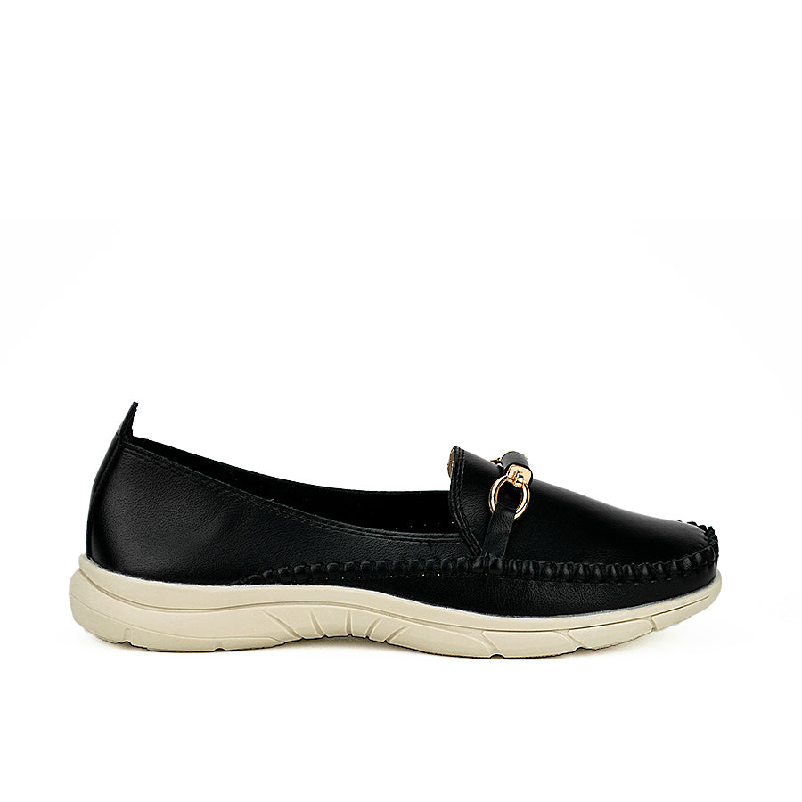 Mario D' Boro Women's Flat Shoes Lv 22320 Black/Brown