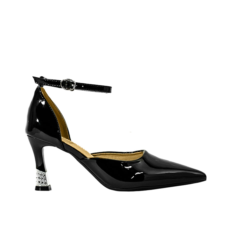 Mario D' Boro Women's Heeled Sandals LY 28345 Black/Taupe C68