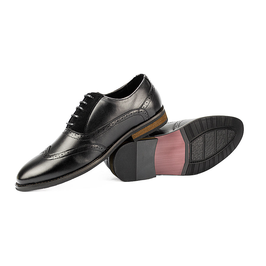 Mario D' Boro Men's Formal Shoes Oxford  Mw 23107 Black/Brown C27