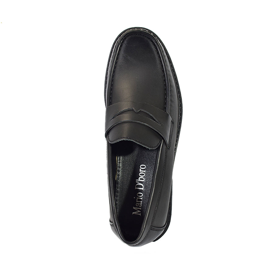 Mario D' Boro Men's Casual Loafers MX 25239 Black C55