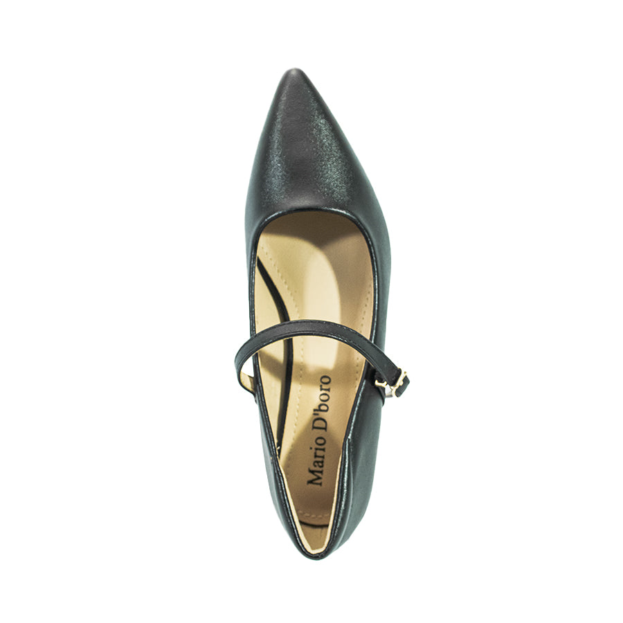 Mario D' Boro Women's College Pumps LX 27323 Black