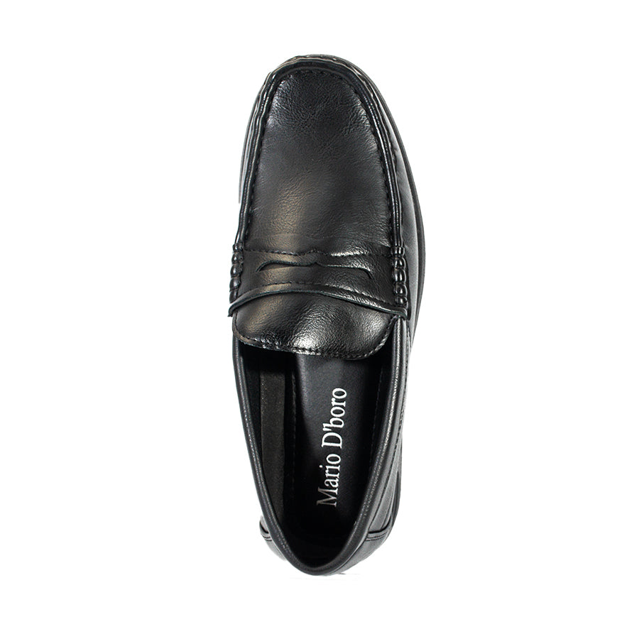 Mario D' Boro Men's Casual Loafers MX 25325 Black C55