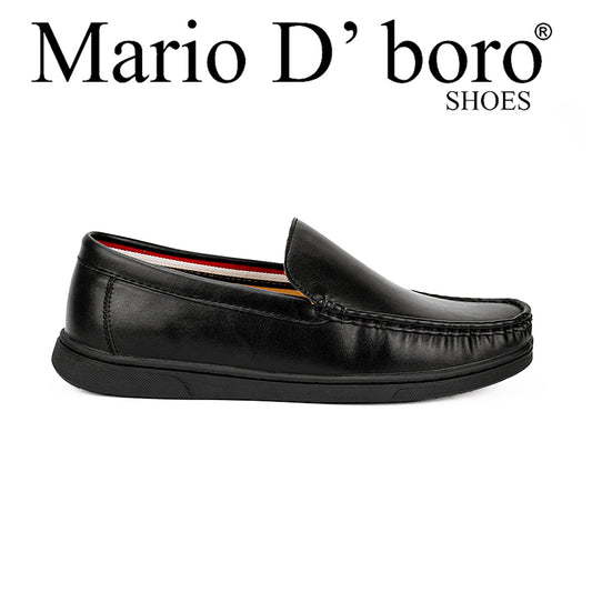 Mario D' Boro Men's Casual Loafers Mw 22908 Black