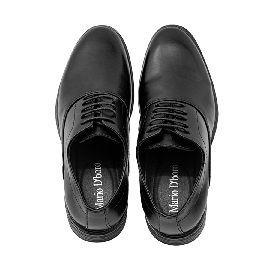 Mario D' boro  Men's Formal Elite Shoes MY 26105 Black / Dark Brown C78