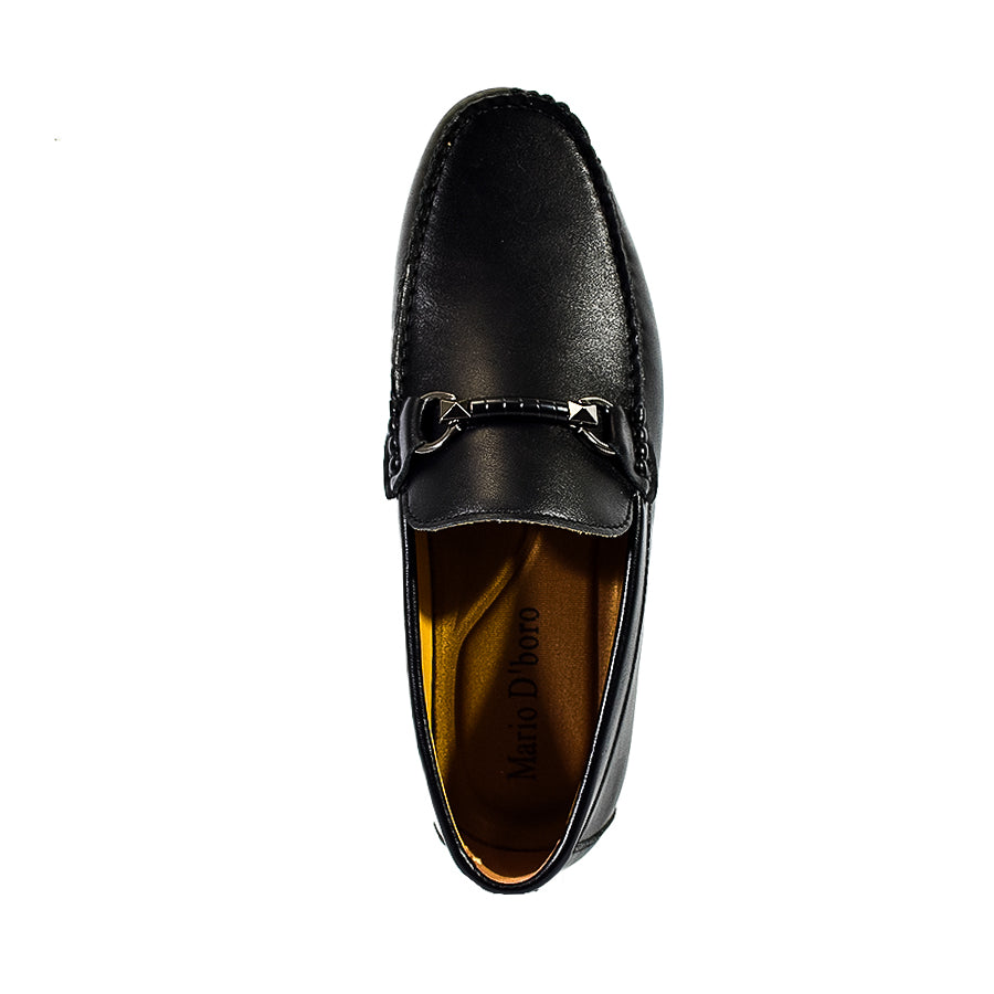 Mario D' Boro Men's Casual Loafers MX 25211 Black C57