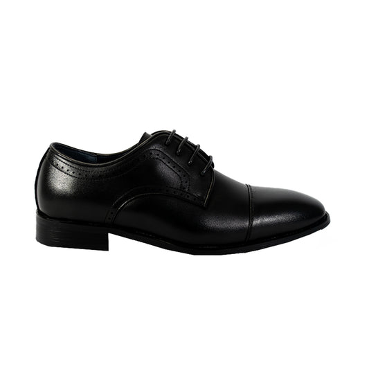 Mario D' Boro Men's Formal Elite MX 24514 Black/Mahogany C53