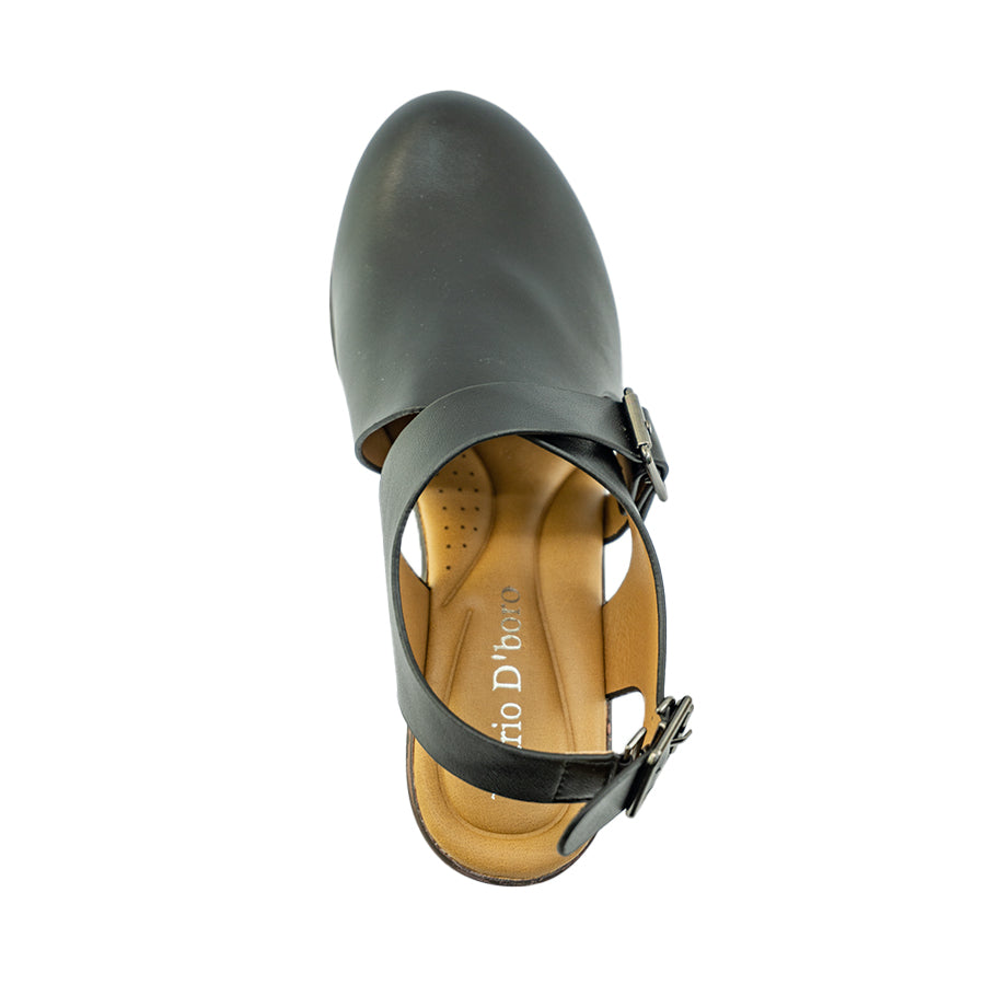 Women's Heeled Sandals LY 28410 Black/Bone C71