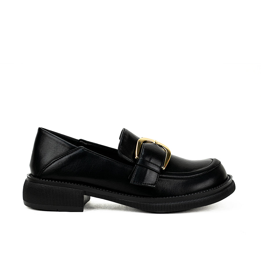 Mario D' Boro Women's Korean Flats Shoes Lv A600-39a Black/Beige