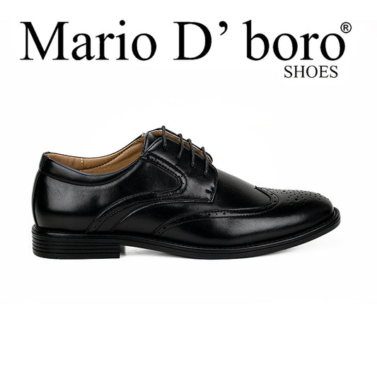 Mario D' Boro Men's Formal Shoes Mv 024 Black/Tan