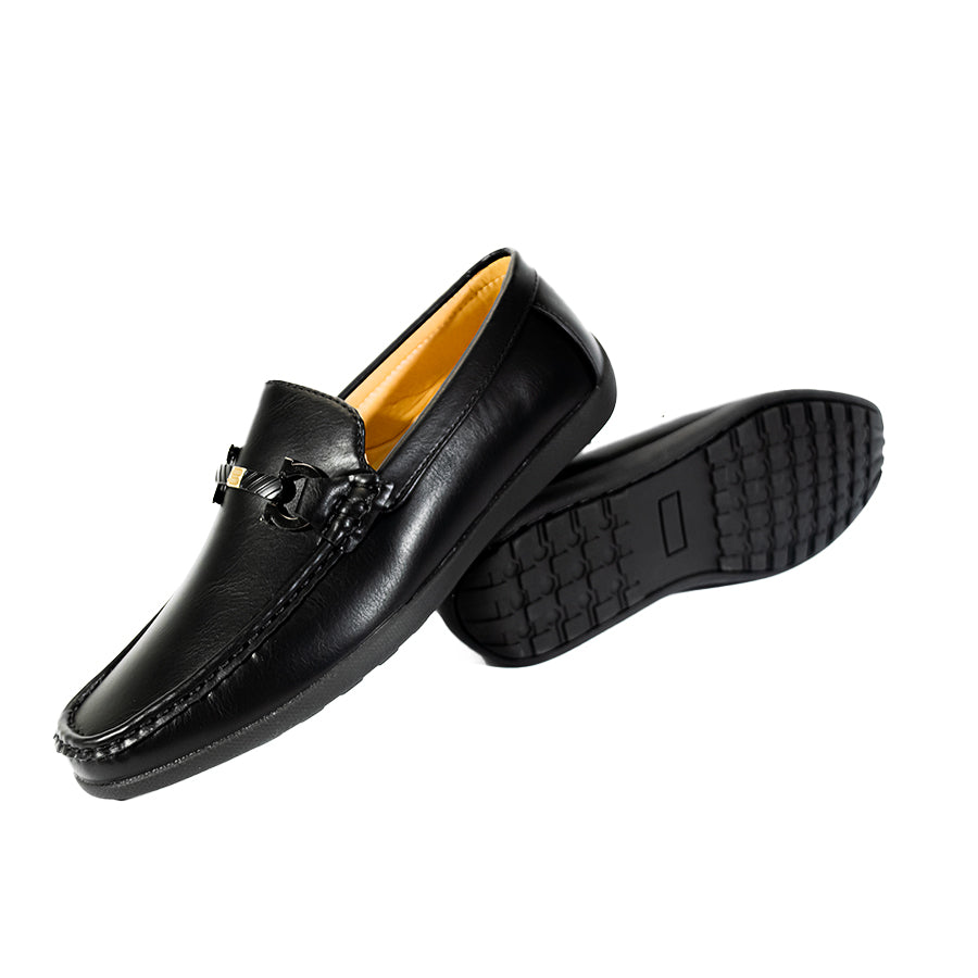 Mario D' Boro Men's Casual Loafers MX 24965 Black C53