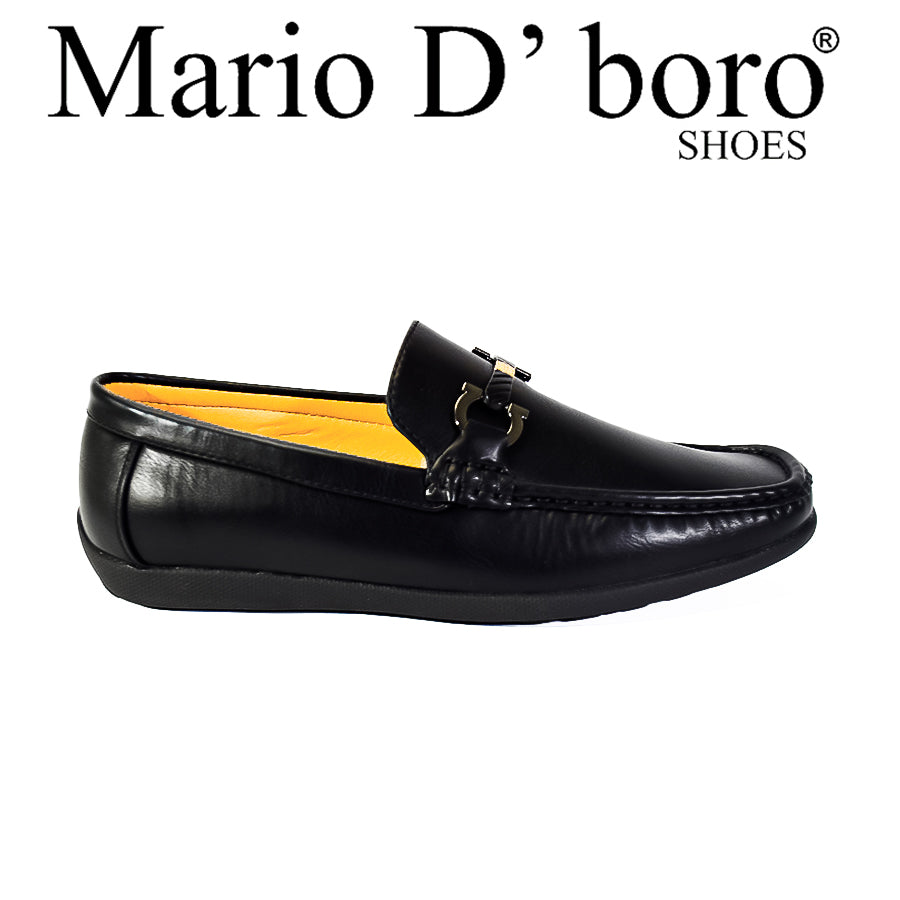 Mario D' Boro Men's Casual Loafers MX 24965 Black C53