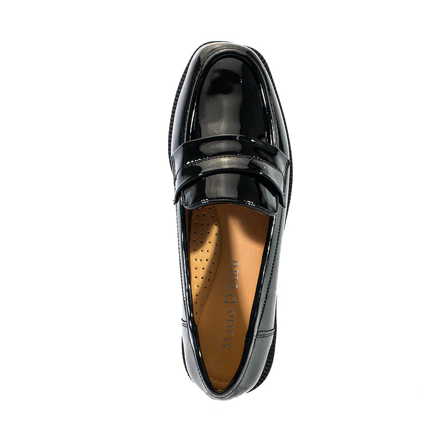 Mario D' Boro Women's Loafers LX 27659 Black C61