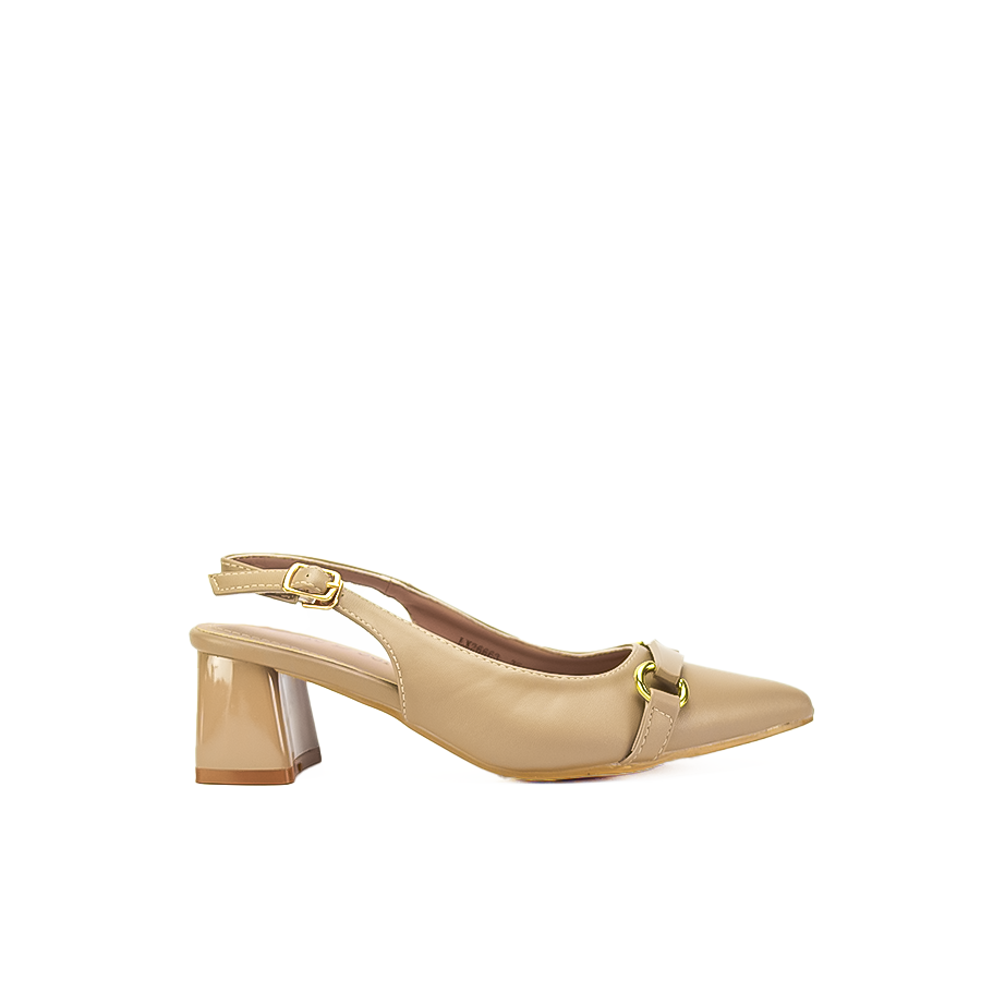 Mario D' Boro Women's Heeled Sandals LX 26663 Beige/Taupe C51
