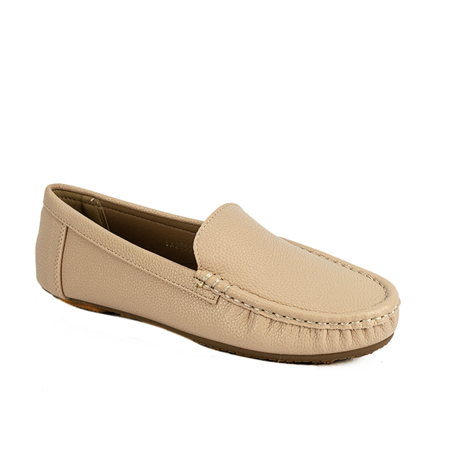 Mario D' Boro Women's Loafers LX 25508 Beige/Black C49