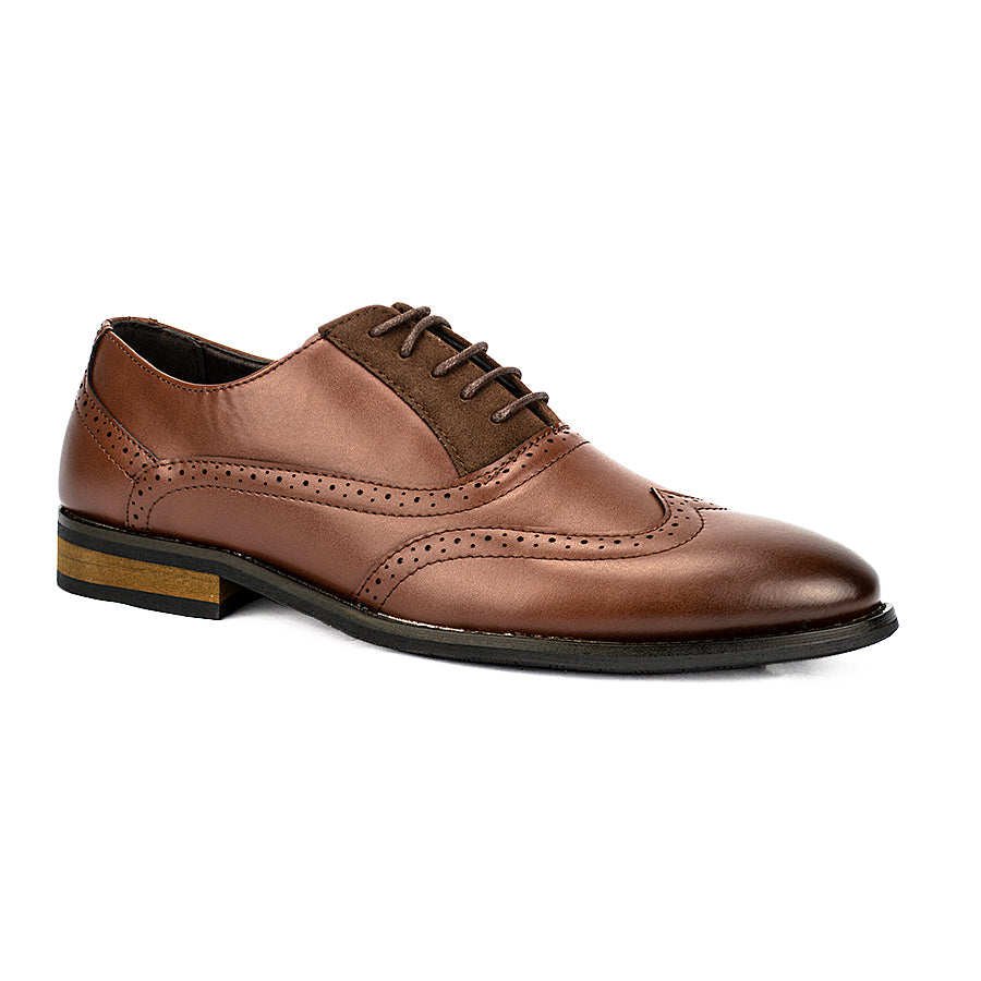 Mario D' Boro Men's Formal Shoes Oxford  Mw 23107 Black/Brown C27