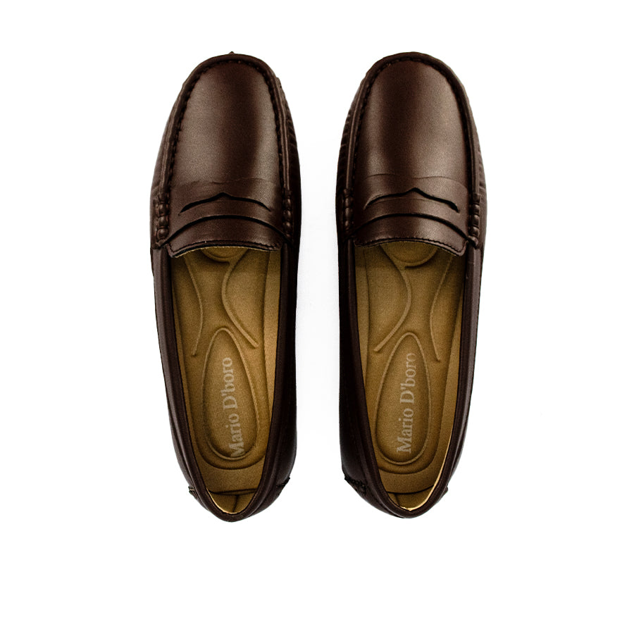 Mario D' Boro Women's Loafers LX 22866 Brown C48