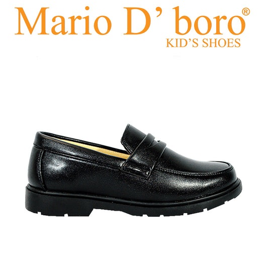 Mario D' Boro Kids Boys Sshs Shoes KX 24012 Black C55