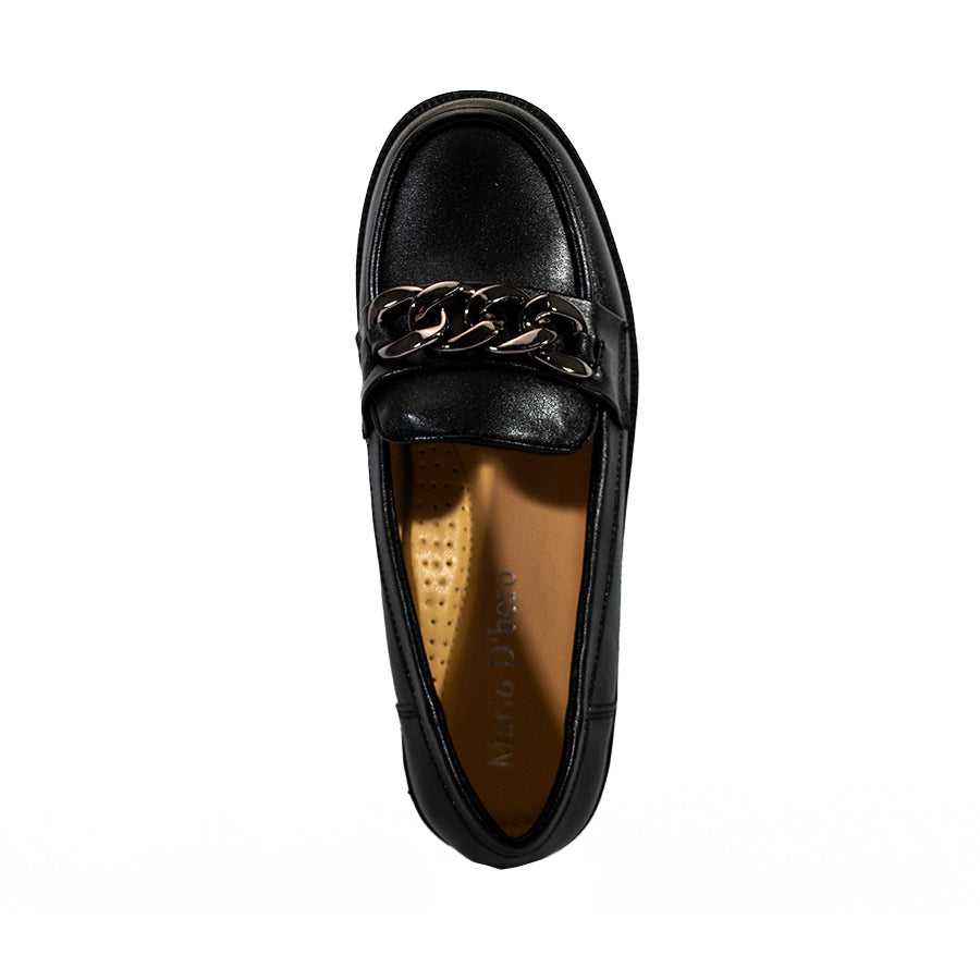 Mario D' Boro Women's SSHS Flats LX 27679 Black C58