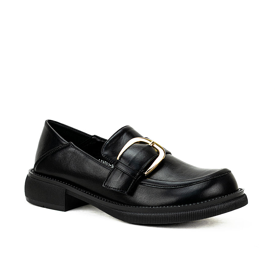 Mario D' Boro Women's Korean Flats Shoes Lv A600-39a Black/Beige