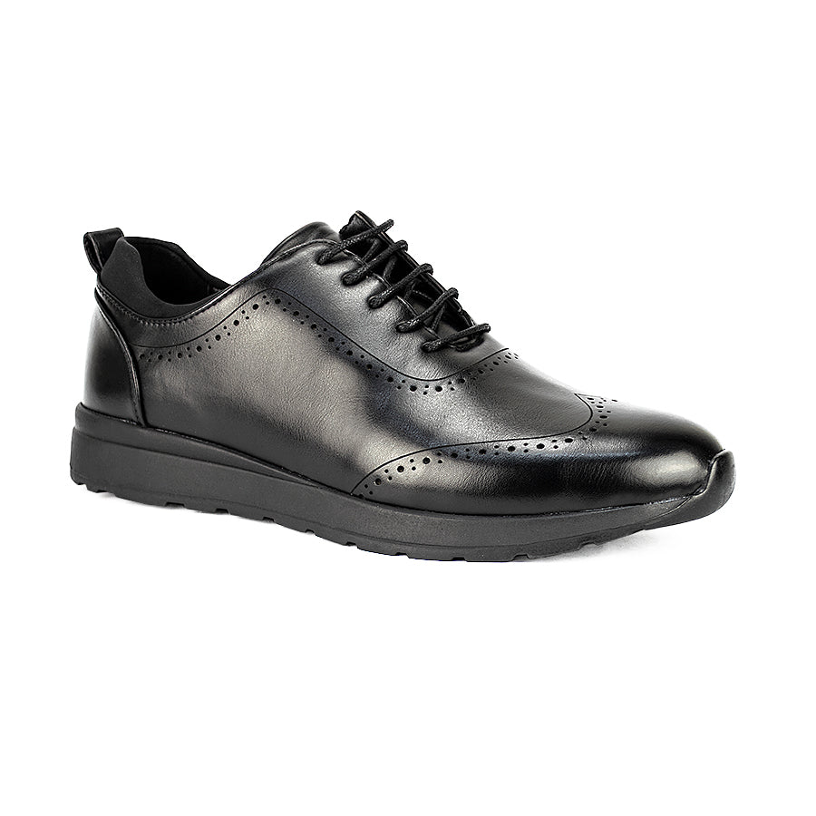 Mario D' Boro Men's Casual Sneakers Mw 23464 Black/Dark Brown C30