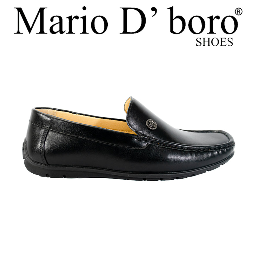 Mario D' Boro Men's Casual Loafers MX 25142 Black/Brown C53