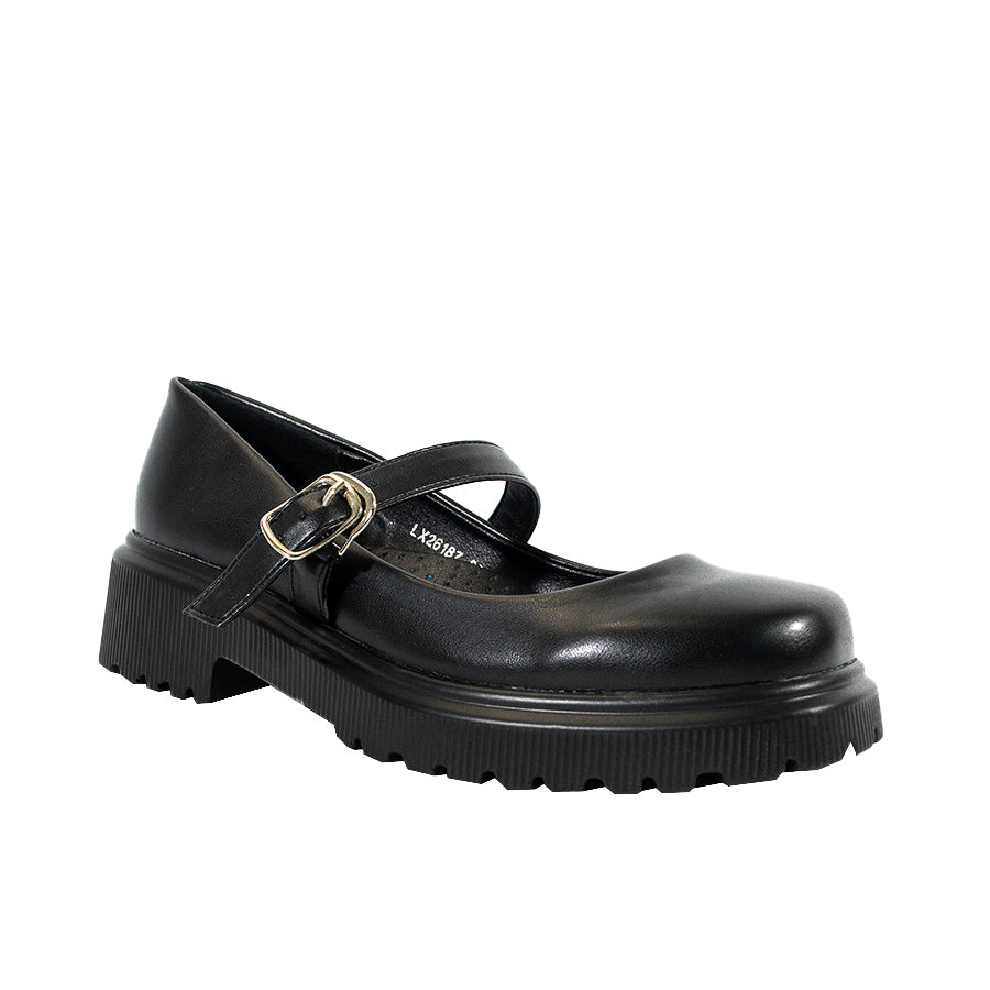 Mario D' Boro Women's Korean Flats LX 26187 Black C56