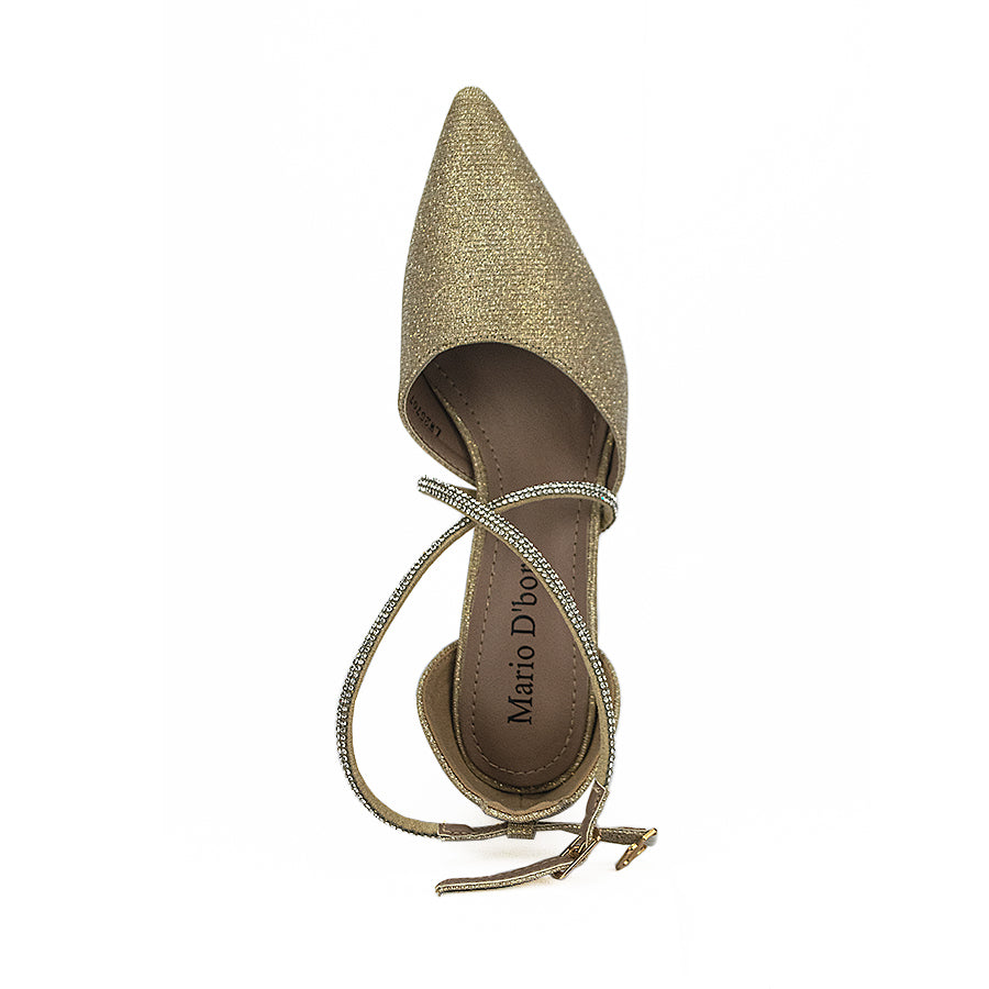 Mario D' Boro Women's Evening Sandals LW 25707 Gold/Silver Women C41