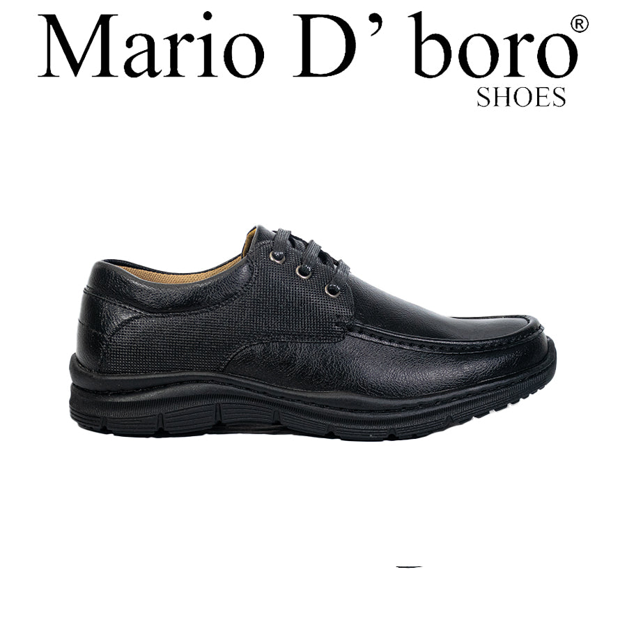 Mario D' Boro Men's Casual Loafers MY 25329 Black/Dark Brown C66